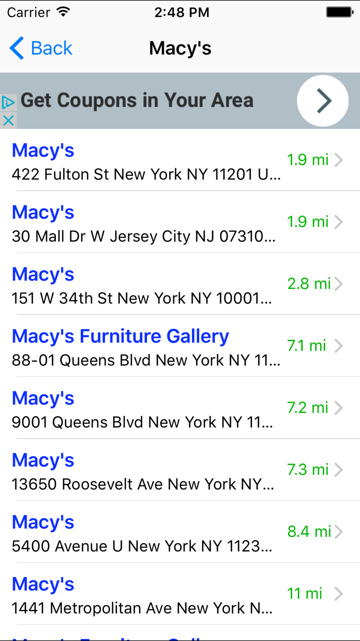 Store Finder: Find Nearby Food, Shopping & Grocery screenshot 3