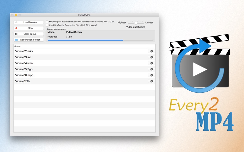 Every2MP4 - H.264 Converter - 2.1 - (macOS)