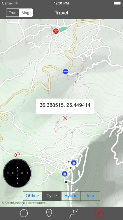 SANTORINI (GREECE) – Travel Map Offline Navigator screenshot-4