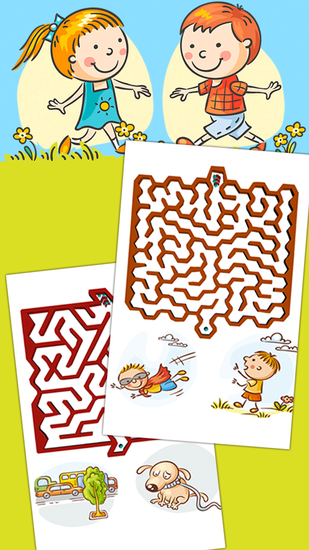 Mazes for Kids - 3D Classic Labyrinth Games