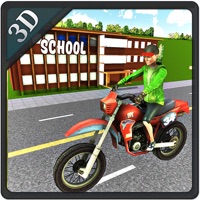 子供の学校時間バイクライダー - 乗馬ゲーム