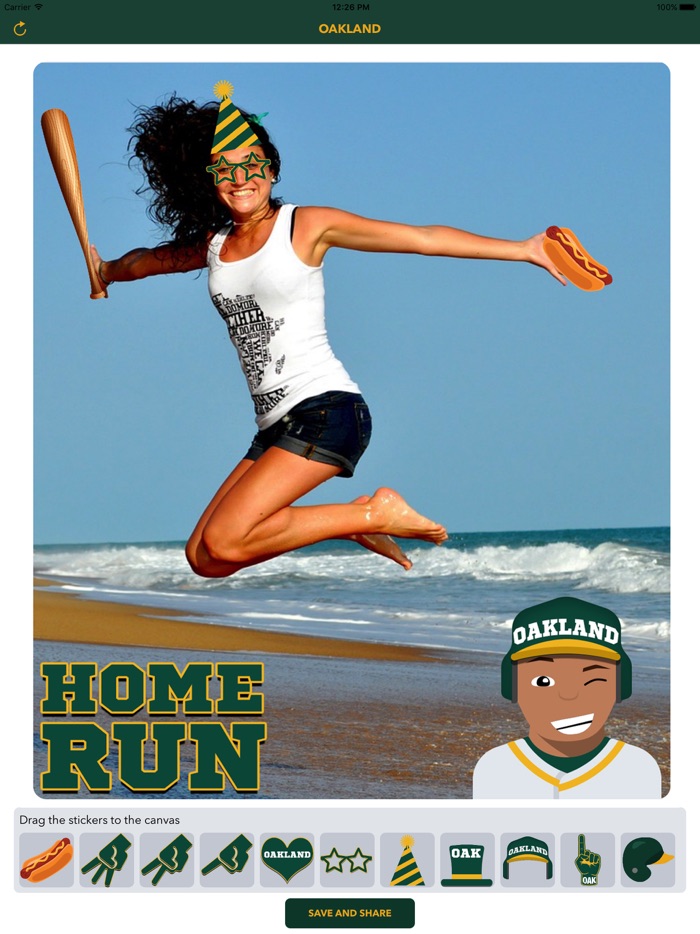 Oakland Baseball Stickers  Emojis
