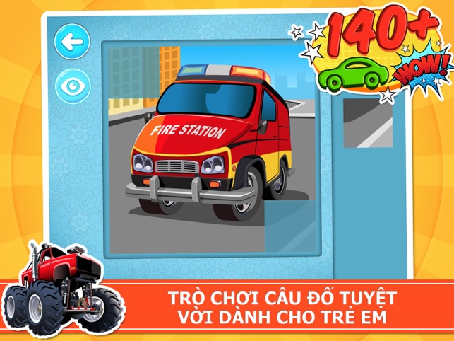 Xếp hình Ô tô và Xe : Trò chơi Logic cho Trẻ em