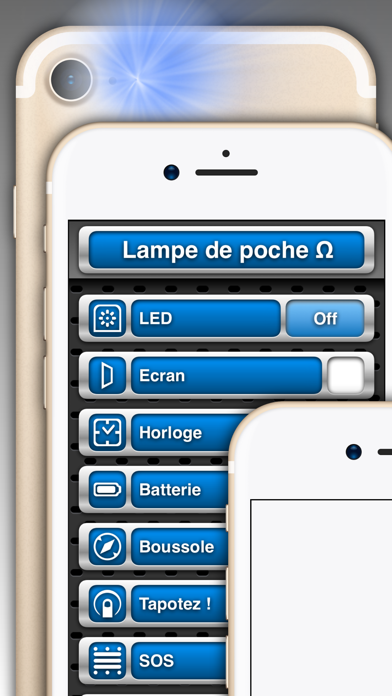 Screenshot #1 pour Lampe de poche Ω