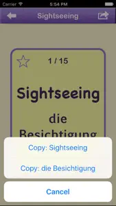 Learn German Vocabulary | German Flashcards screenshot #3 for iPhone