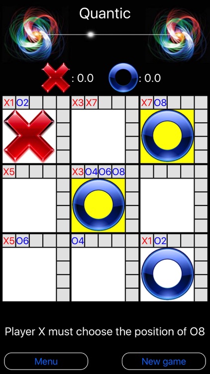Quantic - the quantum tic tac toe