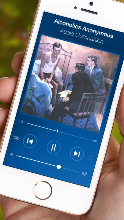 AA Audio Companion for Alcoholics Anonymous: Screenshot 2 von 5