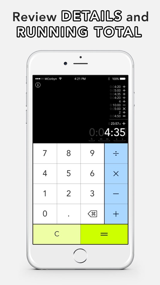 #4. Corbyn Running Calculator - A run time calculator (iOS) 由: Mark Corbyn