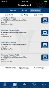 Menlo College Athletics screenshot #3 for iPhone