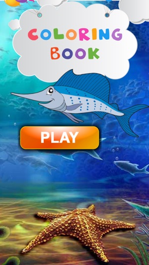 Aquatic Coloring E-Book-Ocean Animals Paint Pages(圖1)-速報App