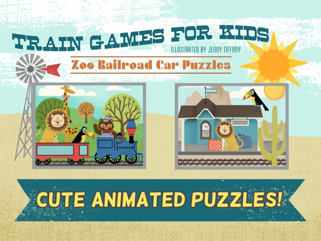 YOOYID Puzzle avec Rail Car pour Enfants 3-5 ans, Liban