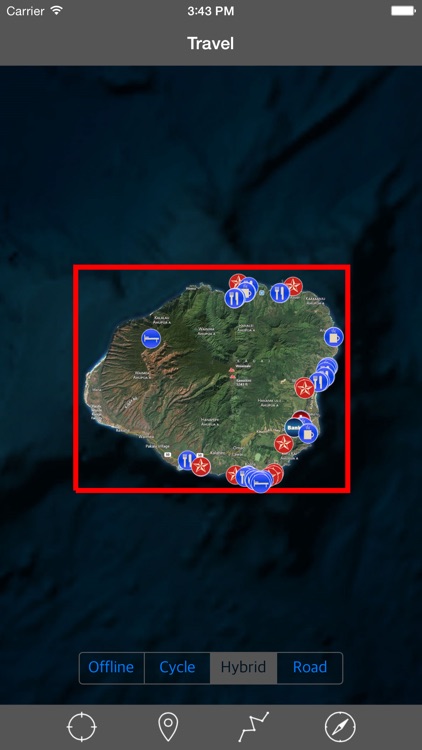 KAUAI – GPS Travel Map Offline Navigator