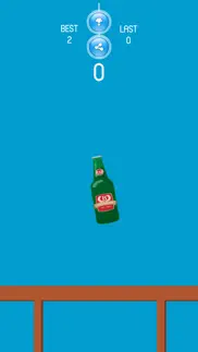 jumping beer bottle flip iphone screenshot 3