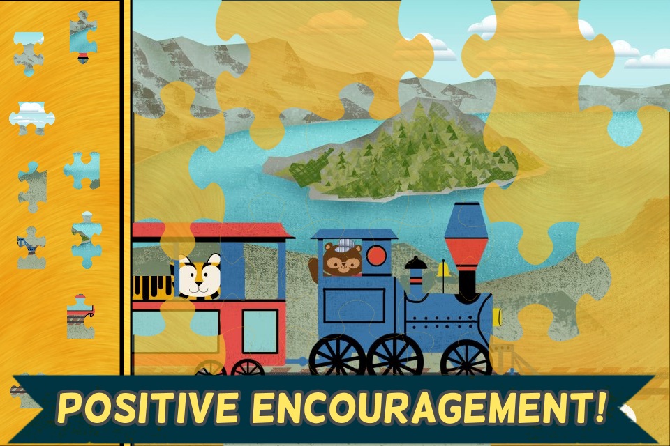 Train Games for Kids: Zoo Railroad Car Puzzles screenshot 4