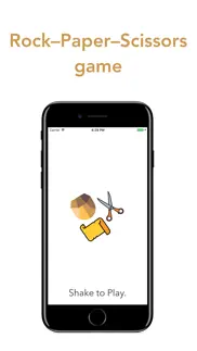rock paper scissors. iPhone Captures Décran 1