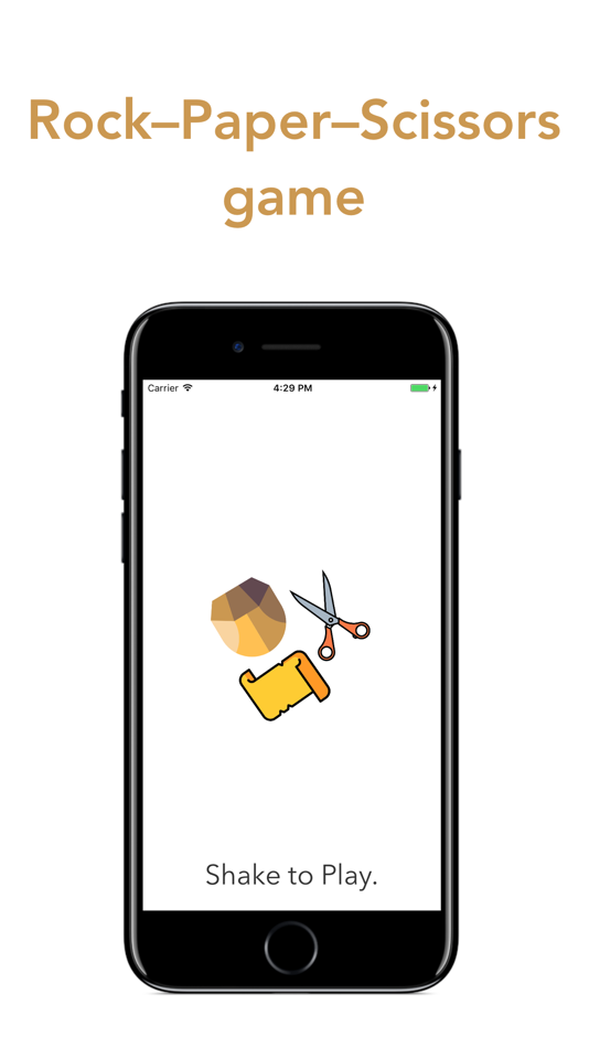 #1. Rock Paper Scissors. (iOS) 由: Georgi Zlatinov