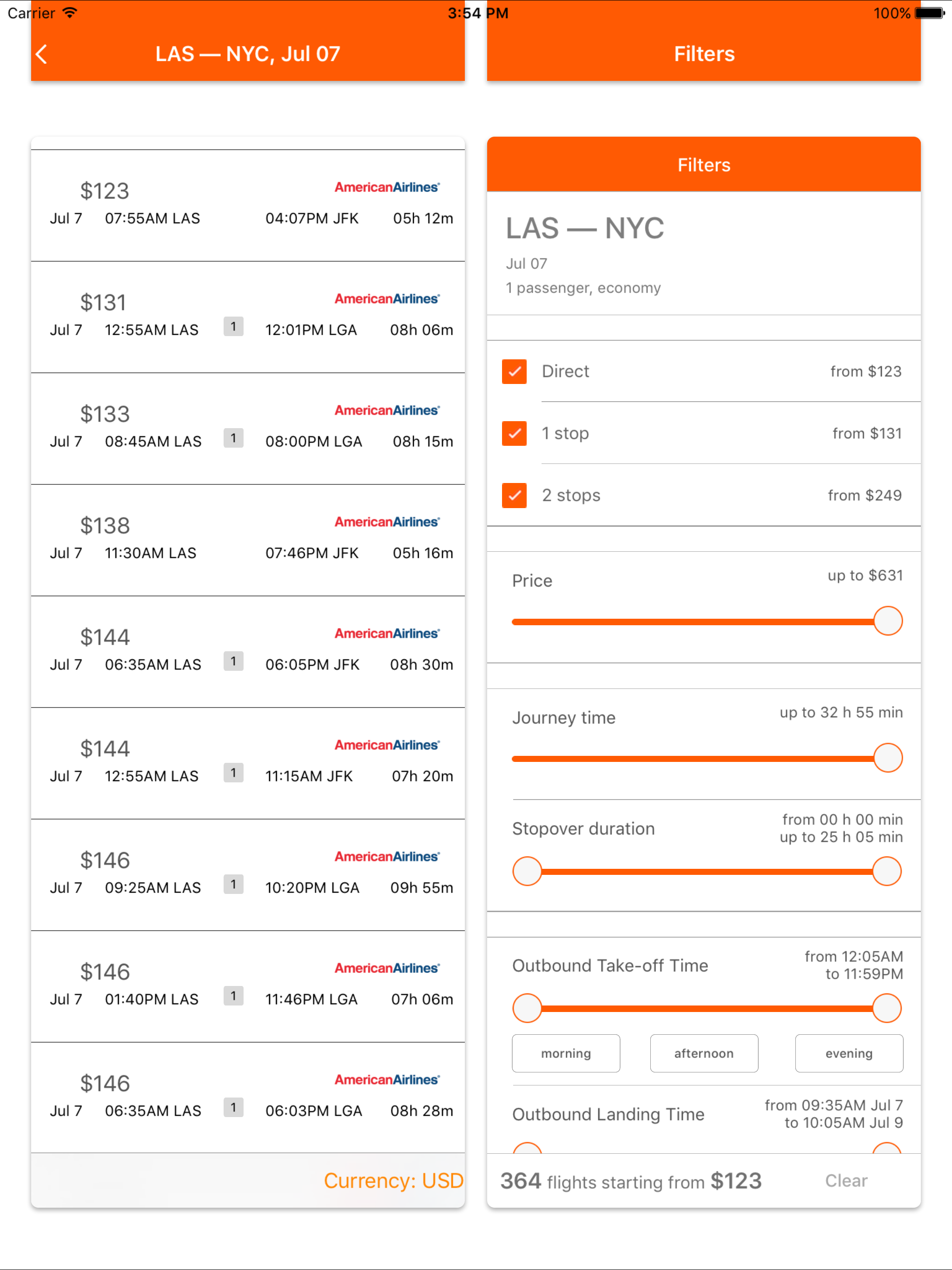 Cheap Airline Flights Tickets - Booking travel app