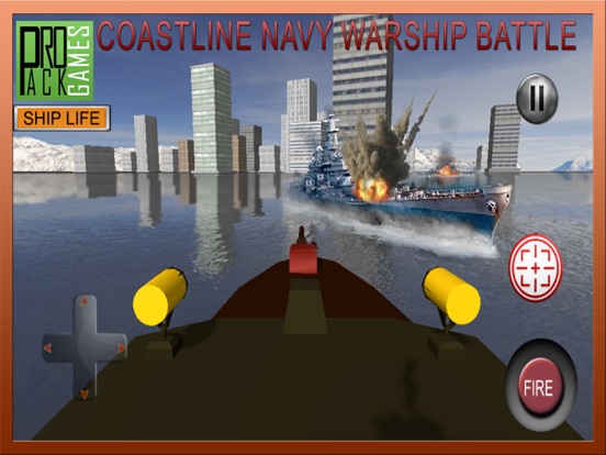 海岸線海軍艦隊艦隊 - バトルシミュレーター3Dのおすすめ画像1