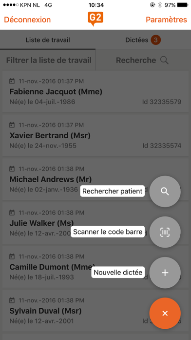 Screenshot #2 pour G2 Mobile – Digital Dictation