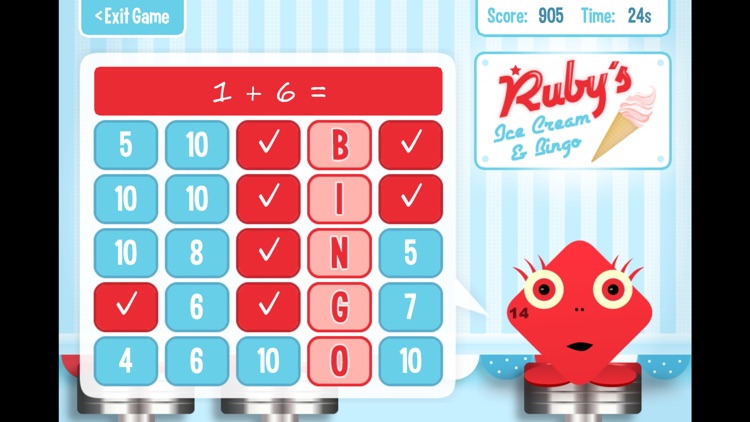 Squeebles Maths Bingo screenshot-3