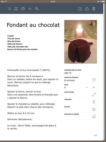 Screenshot #5 pour My Own Cookbook