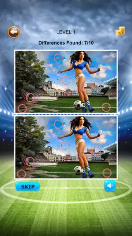 Game screenshot Find and Spot The Differences Football Soccer Star apk