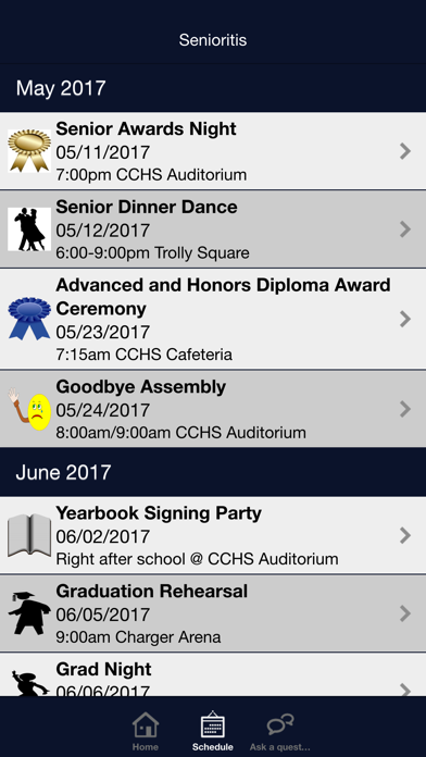 CCHS Seniors screenshot 2