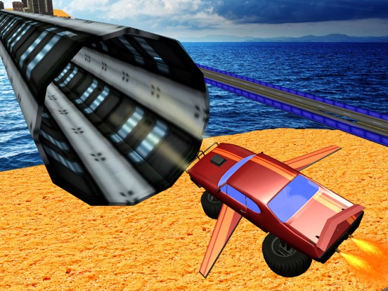 Screenshot #5 pour Flying Monster Truck Drive - 3D Lorry Simulator