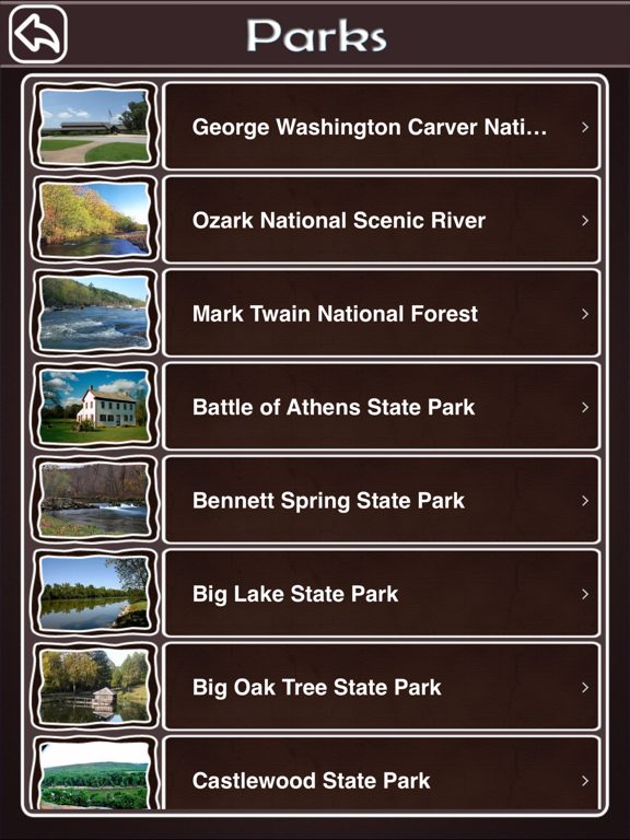 Screenshot #6 pour Missouri National & State Parks