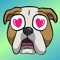 #1 English Bulldog emoji app for all Bulldog lovers