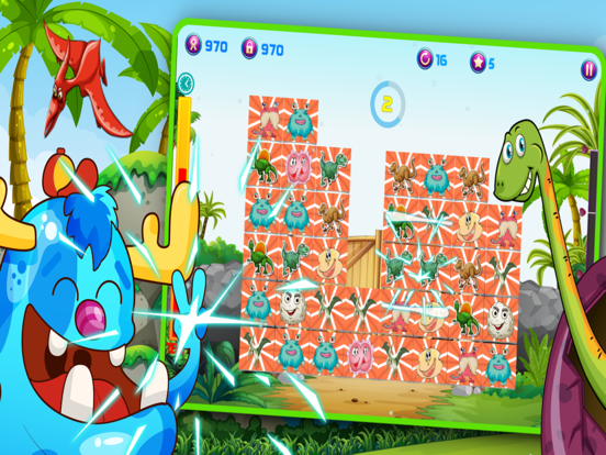 Screenshot #6 pour Match 2 des dinosaures et des monstres