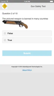 gun safety test iphone screenshot 2
