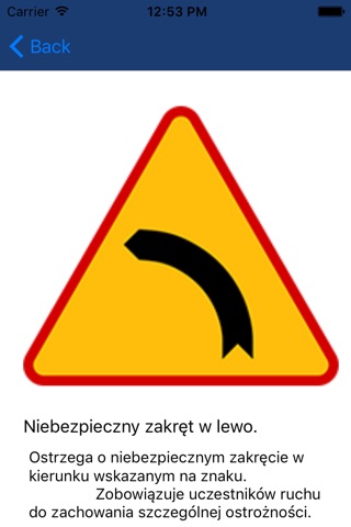 Znaki drogowe w Polsce screenshot 3