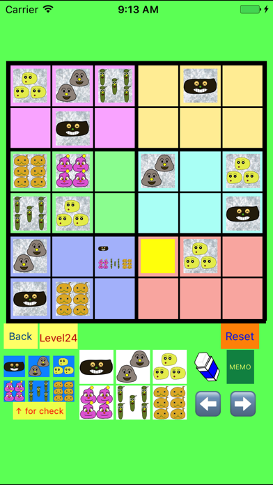 Screenshot #2 pour Easy SUDOKU with Faces!? 4x4,6x6,7x7