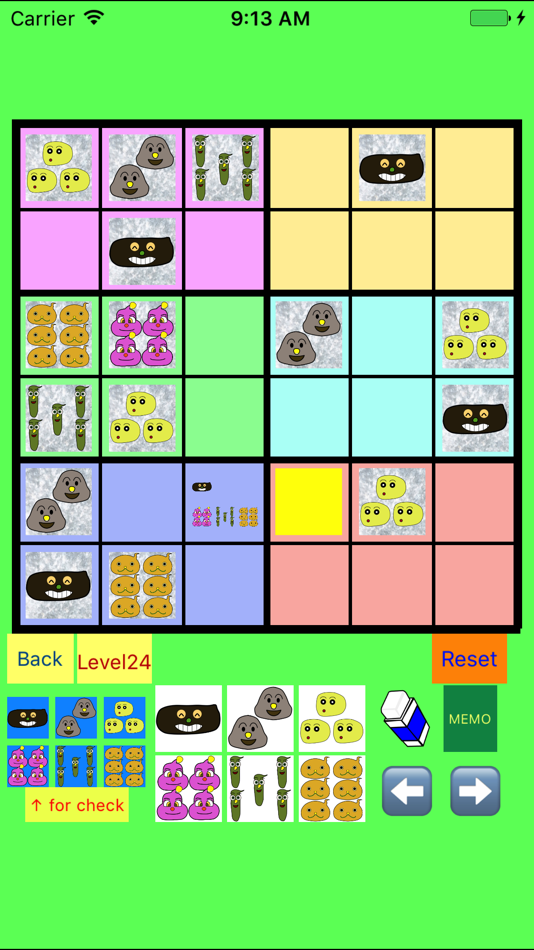 #2. Easy SUDOKU with Faces!? 4x4,6x6,7x7 (iOS) 由: Kozo Terai