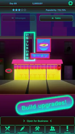 Game screenshot Ramen Shop 2083: Cyberpunk Restaurant Management hack