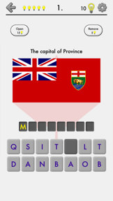 Canadian Provinces and Territories: Quiz of Canada screenshot