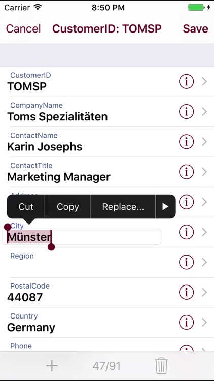 MySQL Mobile Database Client screenshot-3
