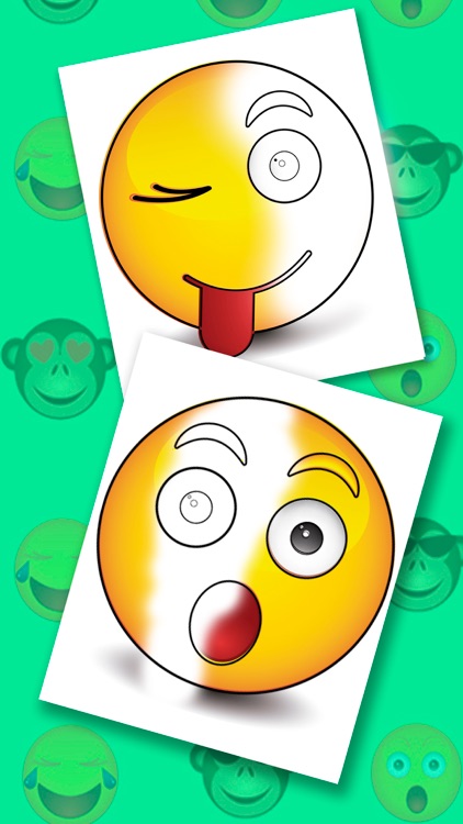Emojis coloring book - Paint funny emoticons