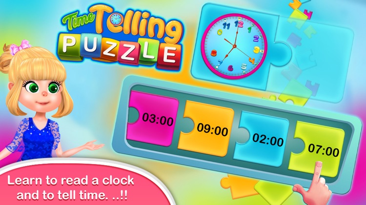 Time Telling Jigsaw Puzzle For Kids