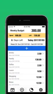 my weekly budget planner - money & expense tracker iphone screenshot 1