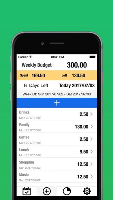 My Weekly Budget Planner - Money & Expense Tracker Screenshot