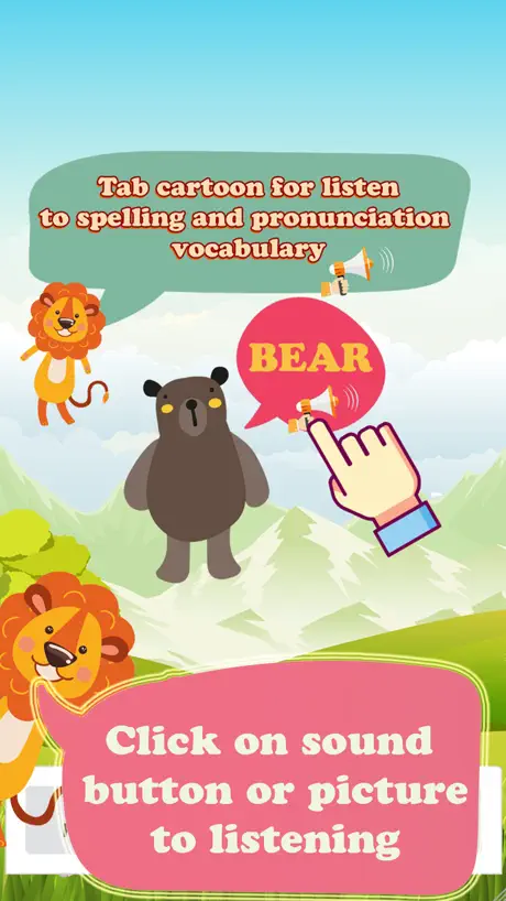 Learn Animals Vocabulary - Spelling animal words