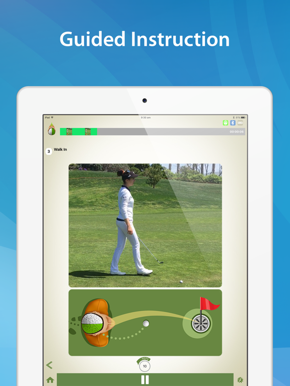 FocusBand NeuroSkill - Golf iPad screenshot 1 - Sports app
