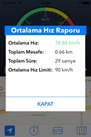 Average Speedometer screenshot 2