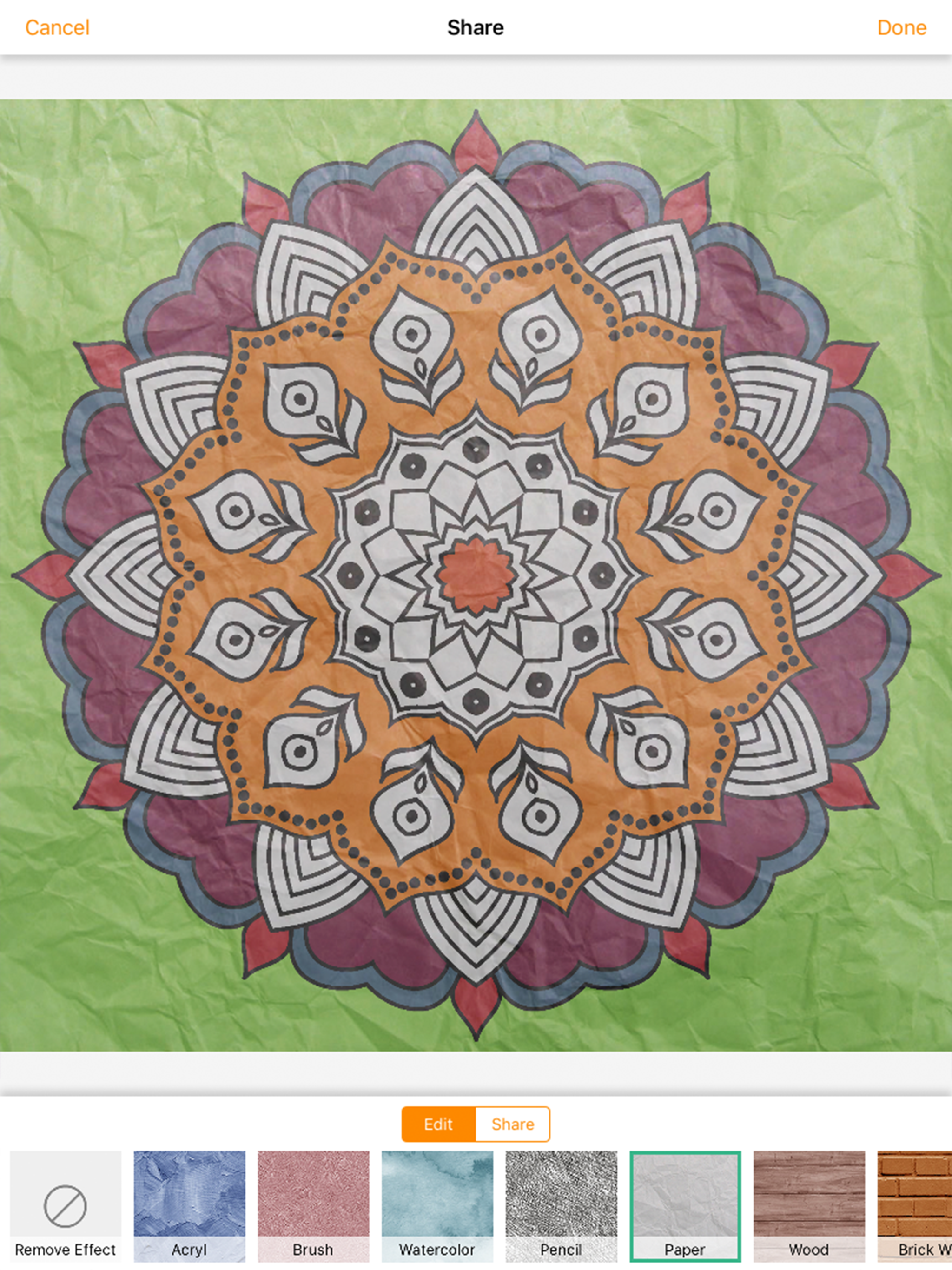 Mandala Coloring Book 4 Adults screenshot 10