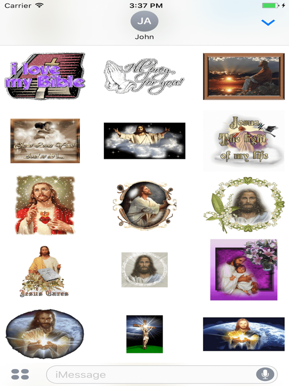 Screenshot #5 pour Animated Jesus Christ GIF Stickers