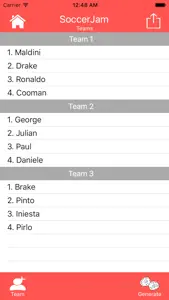 Team Builder - Generate Teams screenshot #3 for iPhone