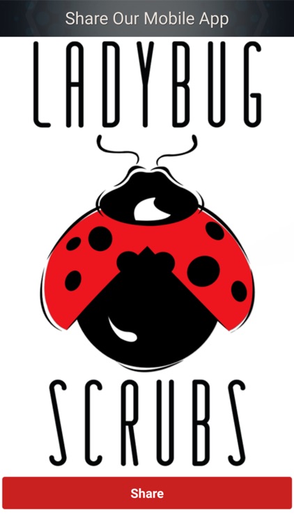 .Lady Bug Scrubs