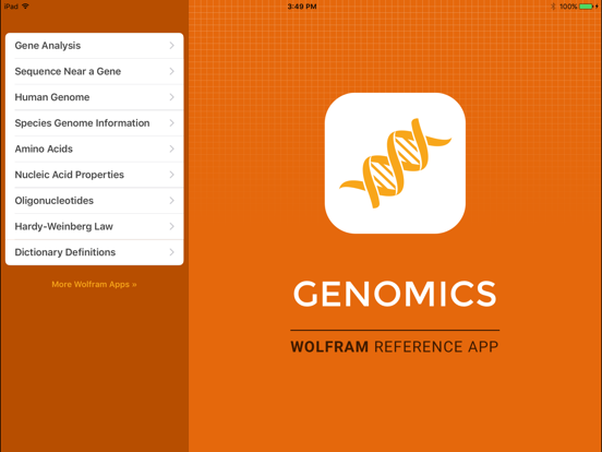 Screenshot #4 pour Wolfram Genomics Reference App